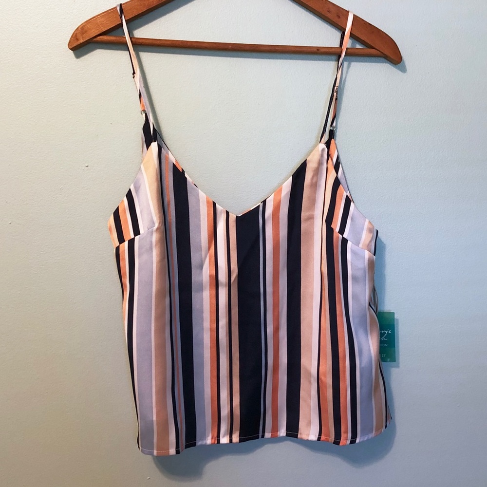 Forever 21 Stripes Woven Cami Top